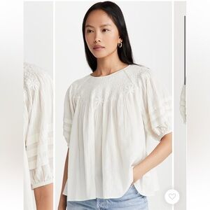 Madewell Retro Femme White Novelty Top